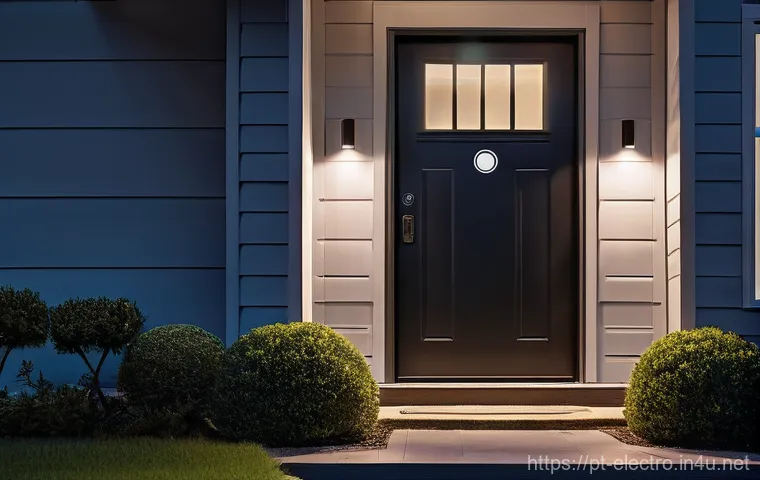 전기공학의 스마트 홈 응용 - A serene and modern living room interior, bathed in soft, warm smart lighting that adapts to the eve...