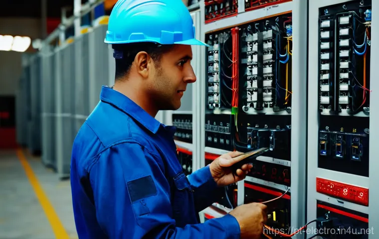 전류 측정 장비 - Here are three detailed image generation prompts in English, inspired by the provided text and adher...