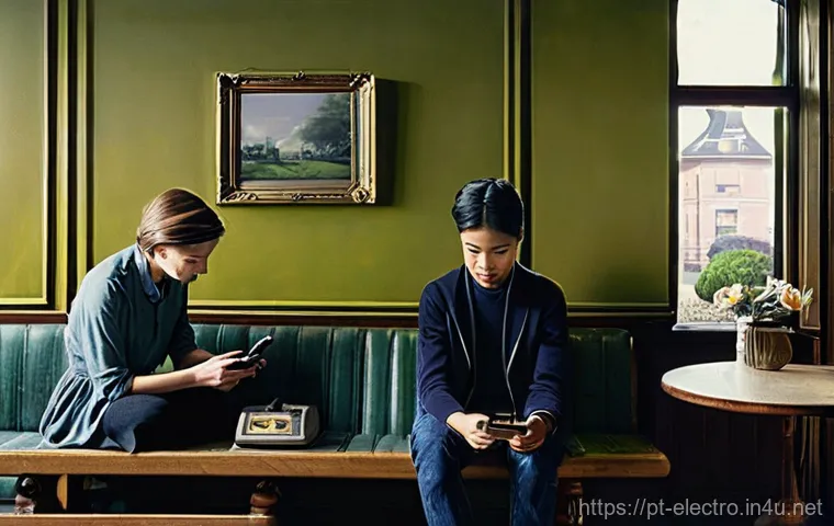 전자기파와 통신 - **Prompt 1: Evolution of Wireless Communication**
    "A visually rich, panoramic scene depicting th...
