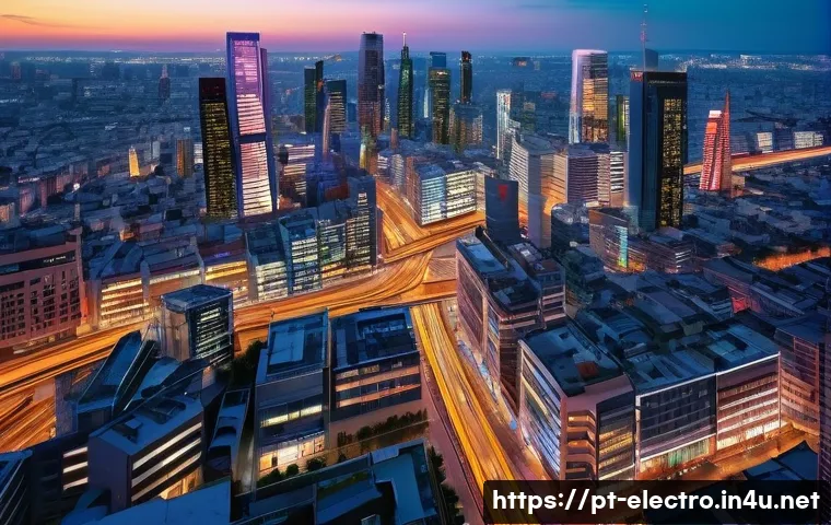 상태 공간 모델링 - **Prompt 1: Urban Flow Optimization**
    "A vibrant, bustling cityscape at dusk, seen from an eleva...